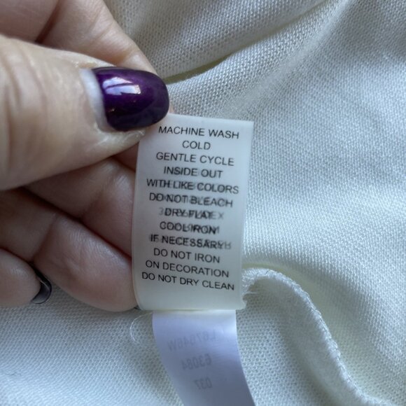 Cable & Gauge Womens Champagne Sequin Top Sz 2X Kimono Sleeve Party Holiday NWT - Picture 9 of 11